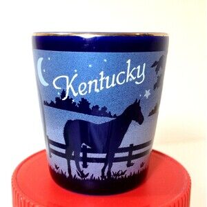 Vintage Souvenir Kentucky Shot Glass Whiskey